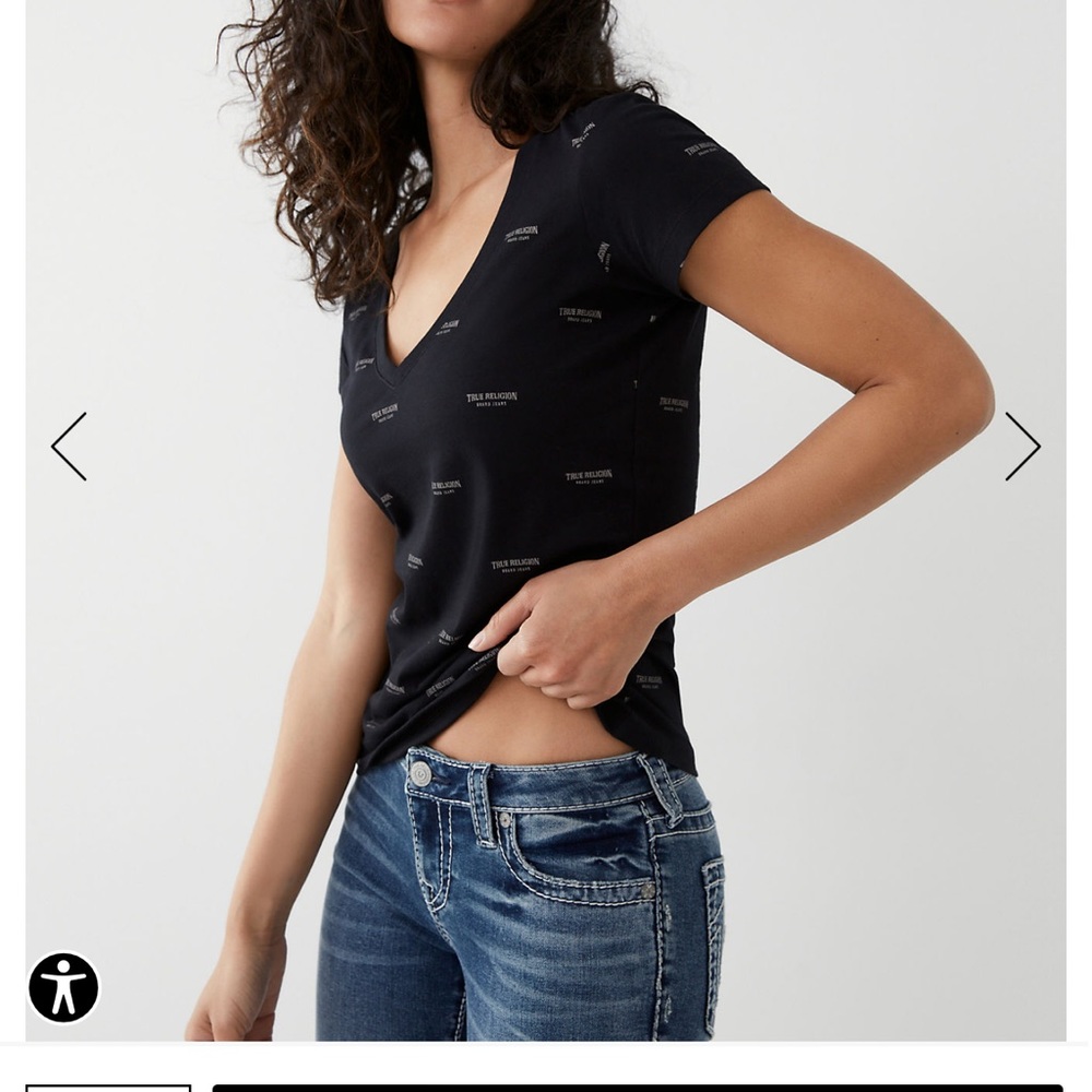 True Religion MONOGRAM V TEE